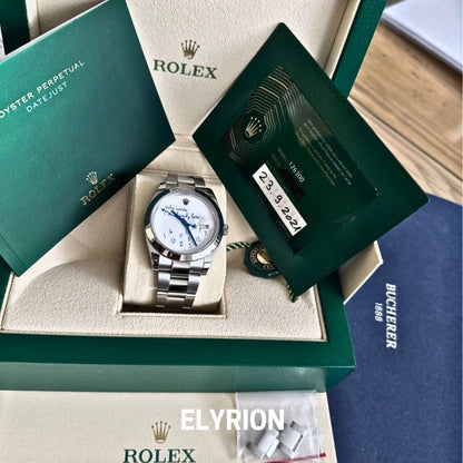 Rolex Datejust 41 „Who cares I‘m already late Dial