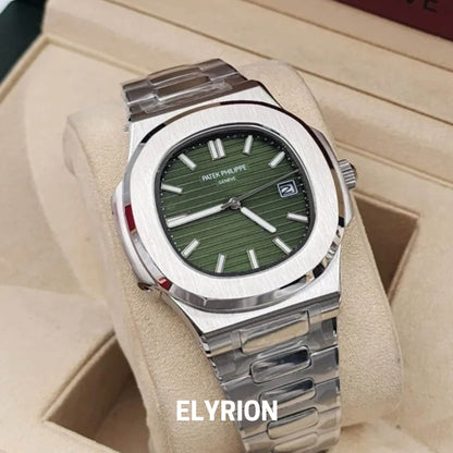 Montre Homme - Patek Nautilus Olive Green