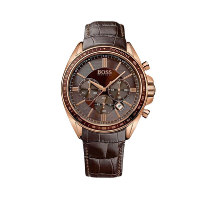 Montre Homme HB - 1513036 Chronographe en Cuir Marron