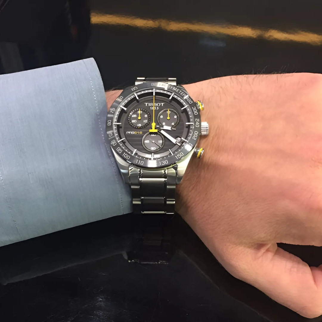 Montre chronographe Tissot PRX 516 pour homme -T100.417.11.051.00