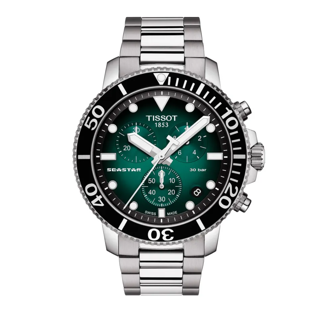 Montre chronographe Tissot Seastar 1000 pour homme - T120.417.11.091.01