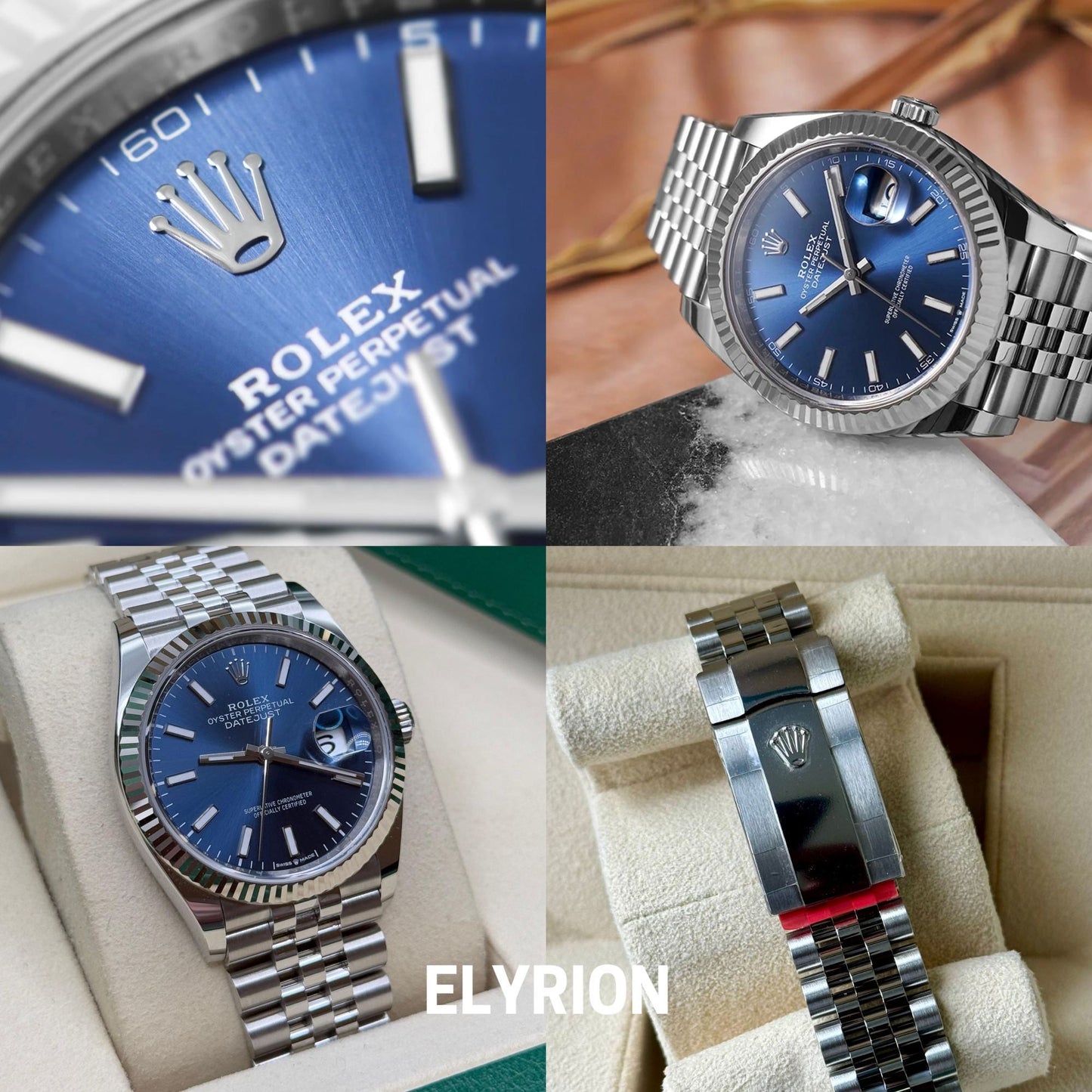 Montre homme - Datejust 41 Bleu