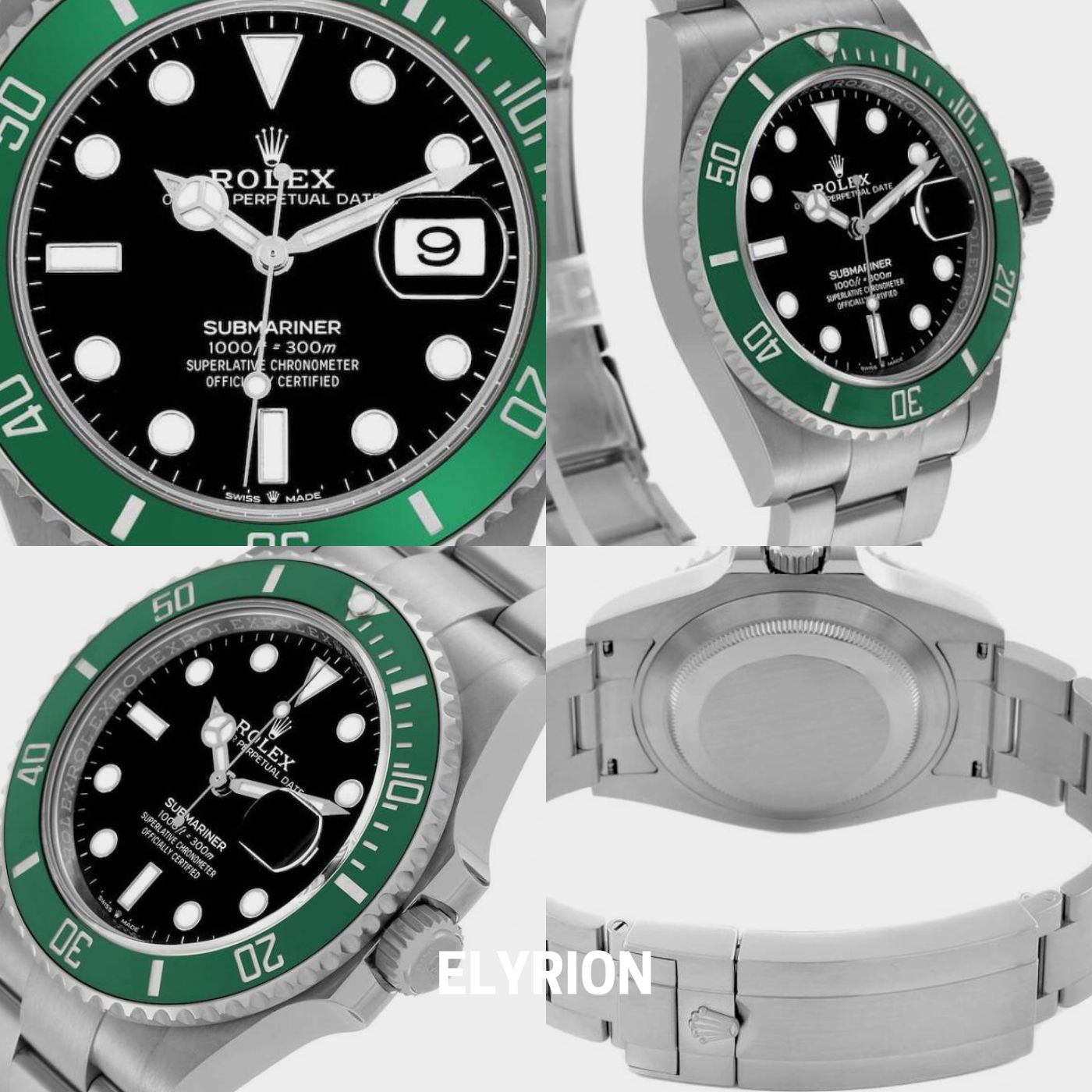 SUBMARINER LUNETTE VERTE MODÈLE 16610LV Pour Homme