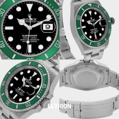 SUBMARINER LUNETTE VERTE MODÈLE 16610LV Pour Homme