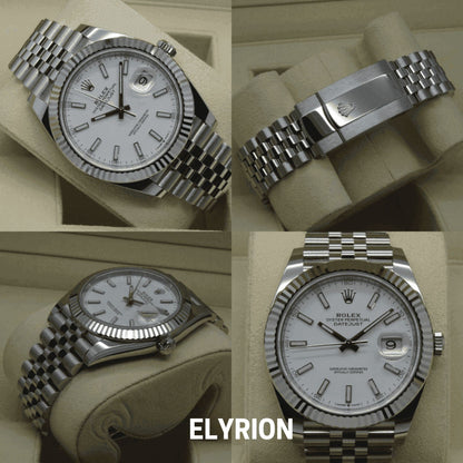 Montre Homme - Datejust 41 Blanc