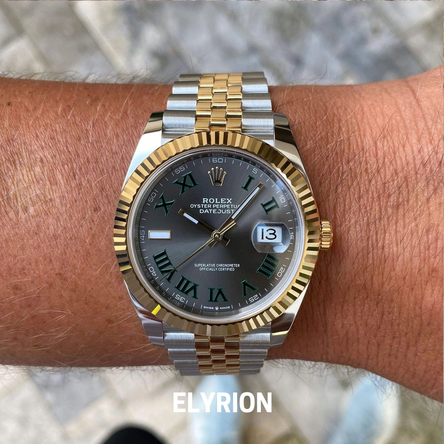 Montre Homme - DateJust Wimbledon 41 Acier & Or Rosé