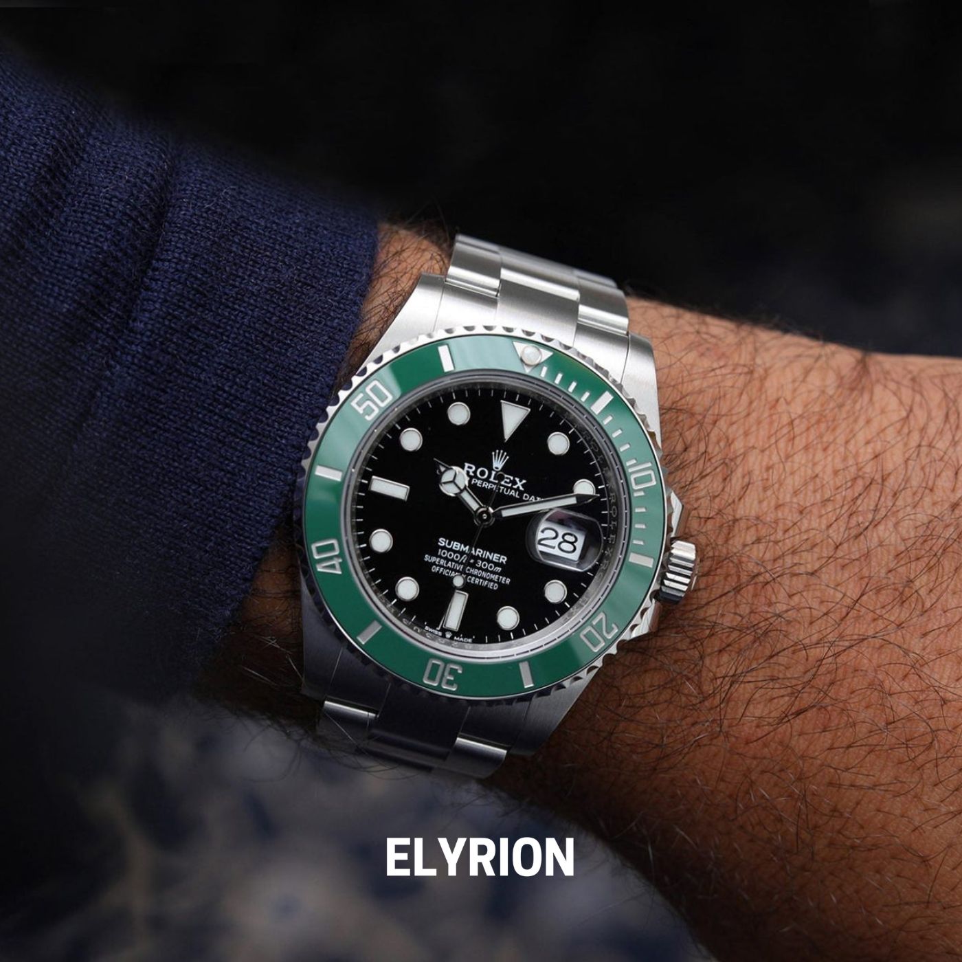 SUBMARINER LUNETTE VERTE MODÈLE 16610LV Pour Homme