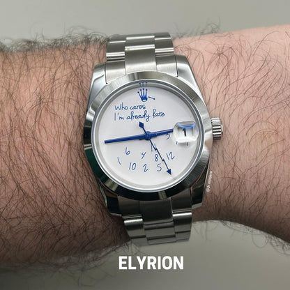 Rolex Datejust 41 „Who cares I‘m already late Dial