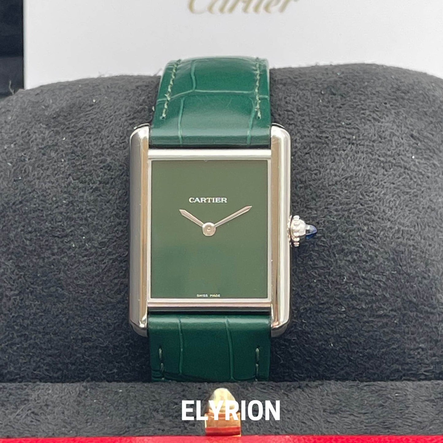 Montre Femme - Tank Louis Vert