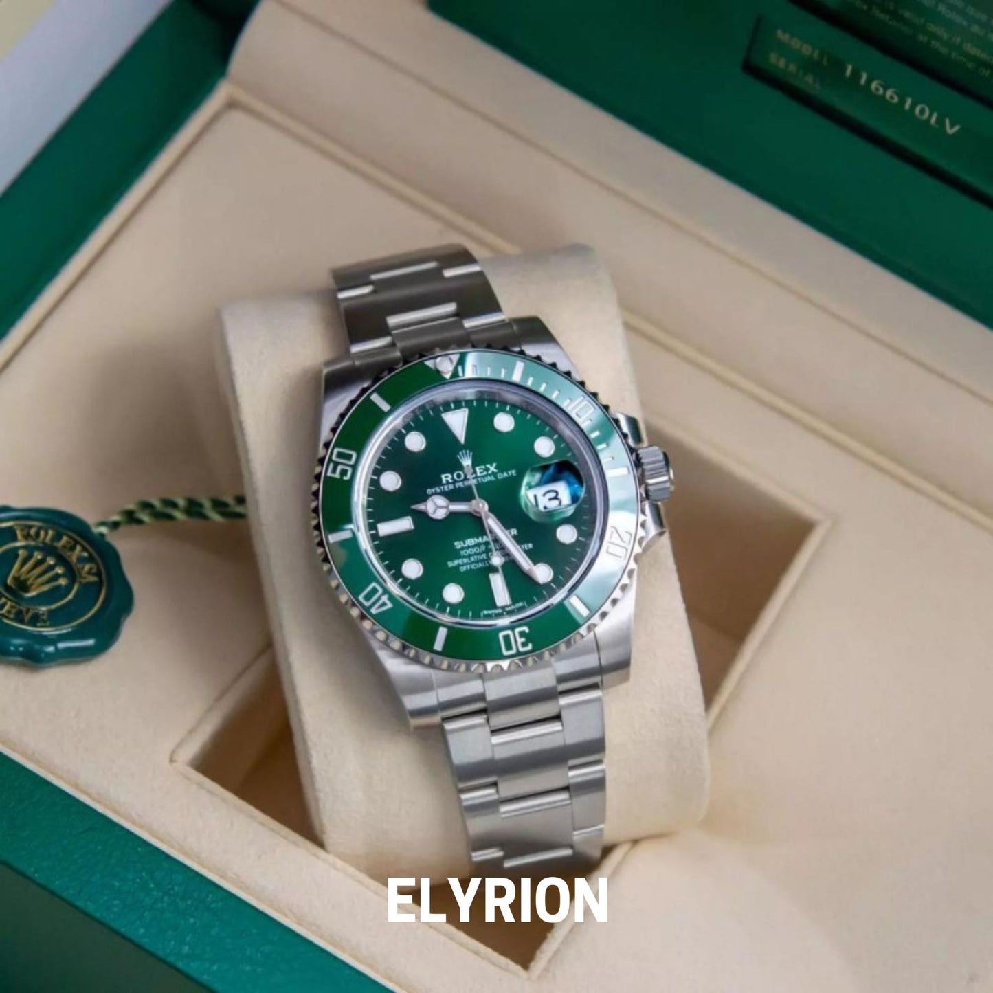 Montre Homme - Submariner Vert "Hulk"