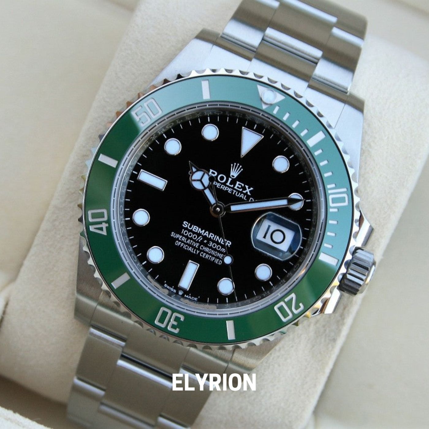 SUBMARINER LUNETTE VERTE MODÈLE 16610LV Pour Homme