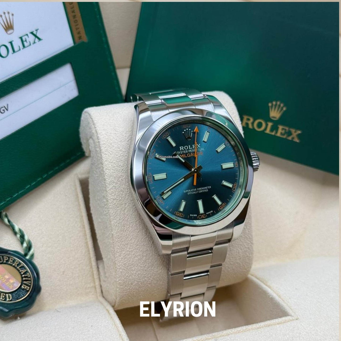 Montre Homme Milgauss - Fond Bleu 116400GV