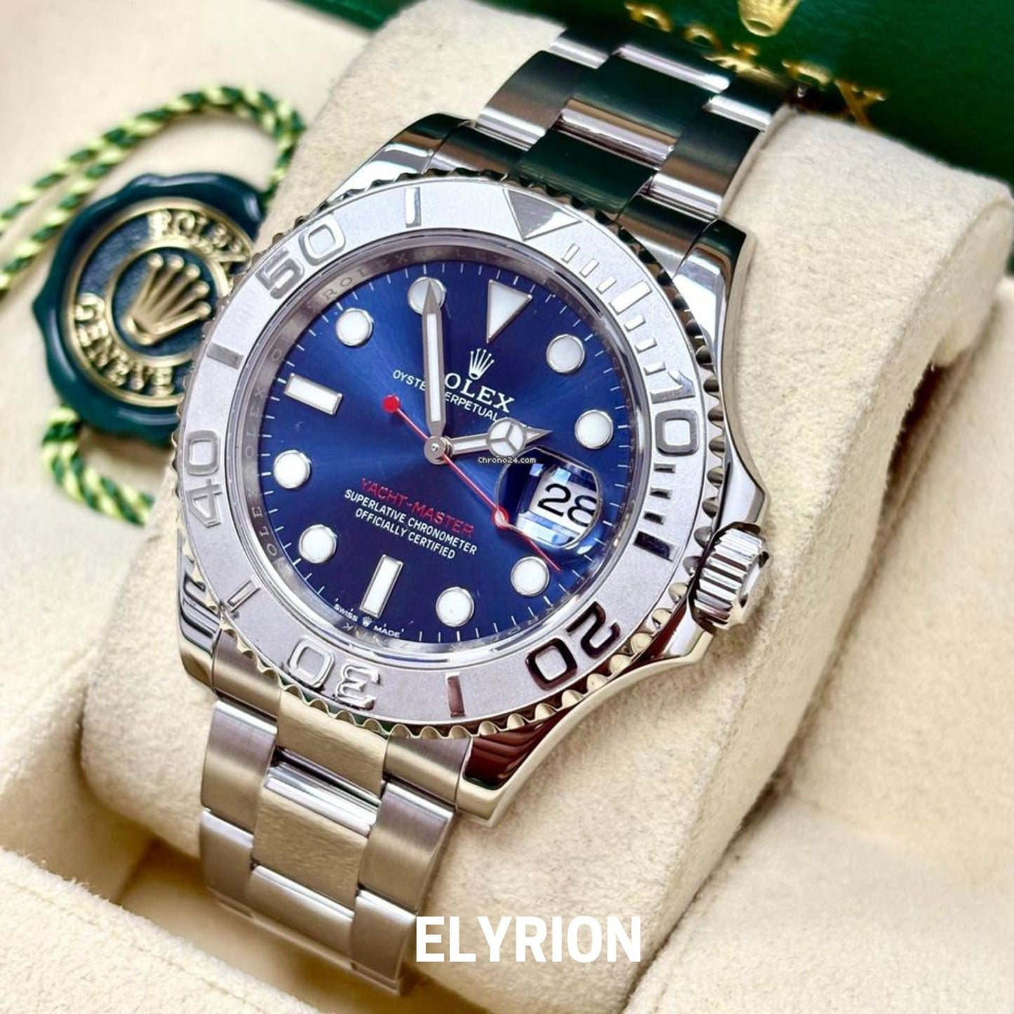Montre Homme - Yacht-Master Bleu