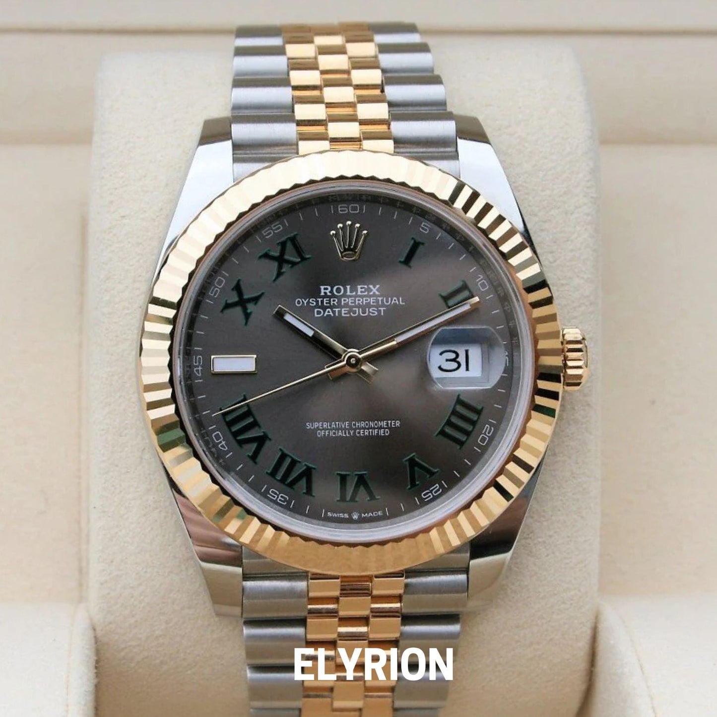 Montre Homme - DateJust Wimbledon 41 Acier & Or Rosé