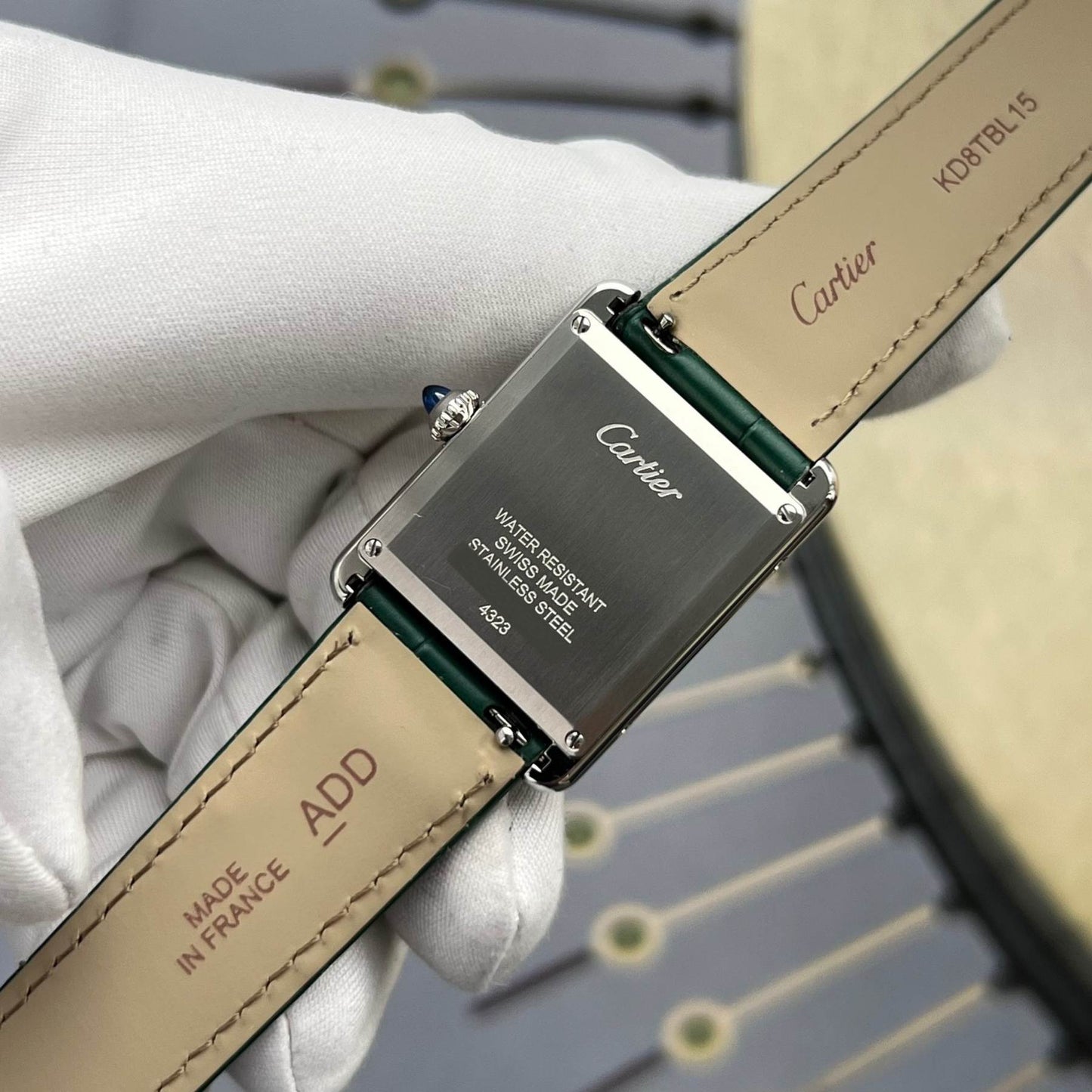 Montre Femme - Tank Louis Vert