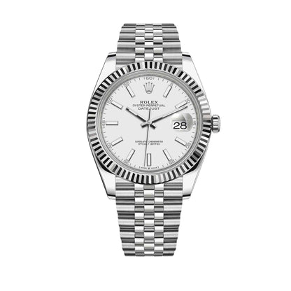 Montre Homme - Datejust 41 Blanc